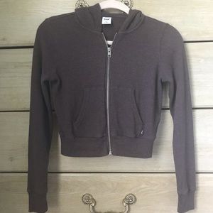 Aritzia Thermal Zip Hoodie